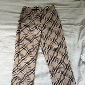 I am gia plaid pants
